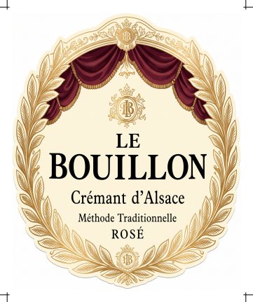 Aperçu de l'étiquette : Étiquette Rosé — recto